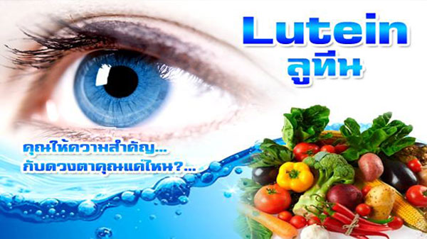 วิตามินอาหารเสริม"ลูทีน" ช่วยบำรุงสายตาของทุกคน